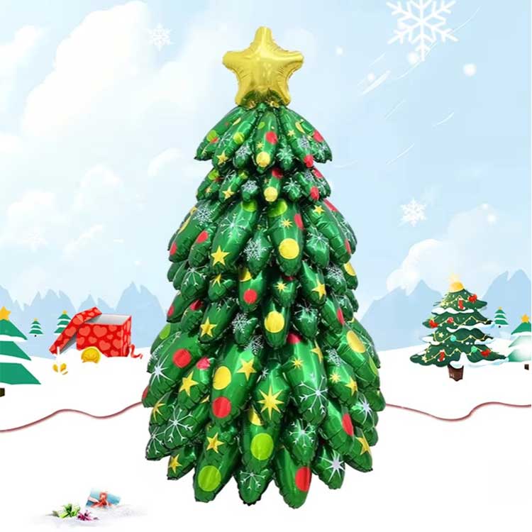 Vánoční stromeček postavit fóliový balónek