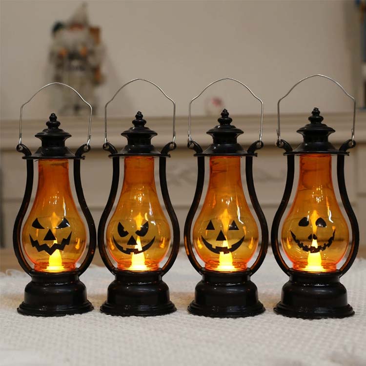Halloweenská větrná lampa