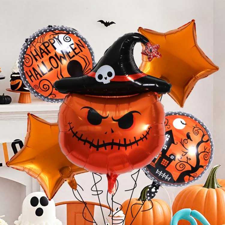 Halloweenská pěti kusová sada