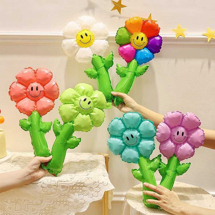 Ruční slunečnicový fóliový balónek