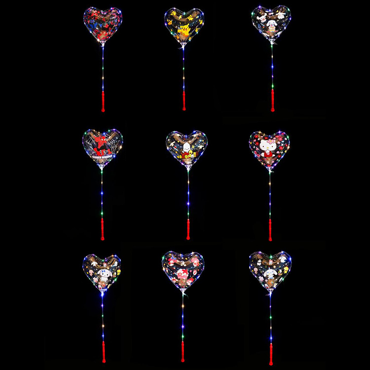 Bobo balónky ve tvaru srdce