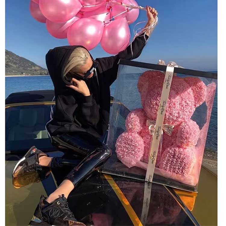 Medvídek květ růže