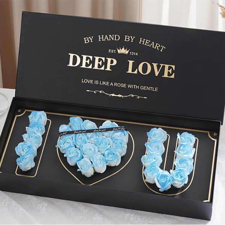 Mýdlo Rose Heads Květinová krabička